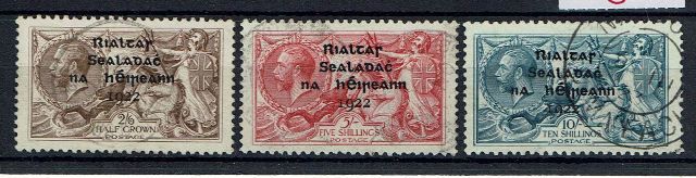 Image of Ireland SG 44/6 FU British Commonwealth Stamp